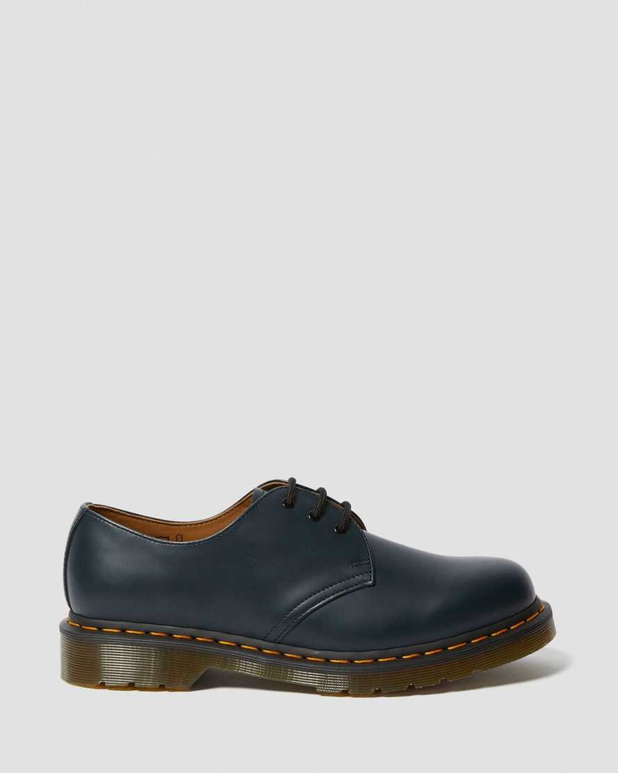 dr. martens 1461 smooth oxford sko til herrer i marineblå