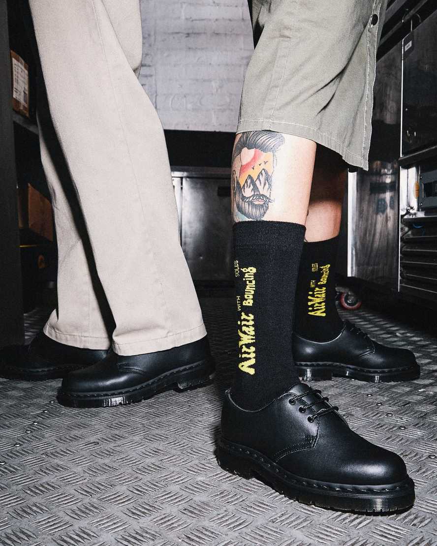 sorte dr martens 1461 mono skridsikre oxfordsko til herrer