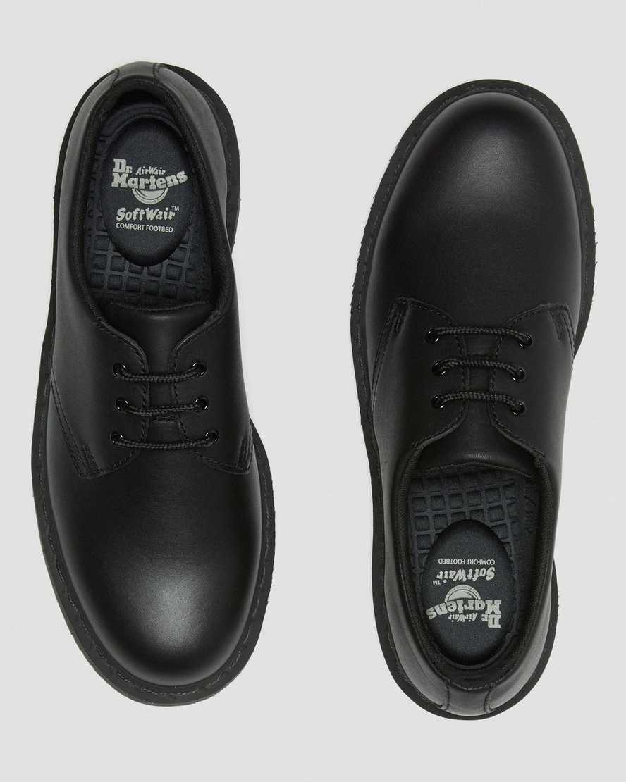 sorte dr martens 1461 mono skridsikre oxfordsko til herrer