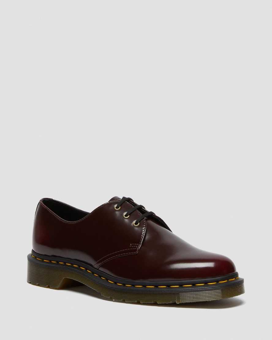 røde dr martens 1461 herre oxford sko