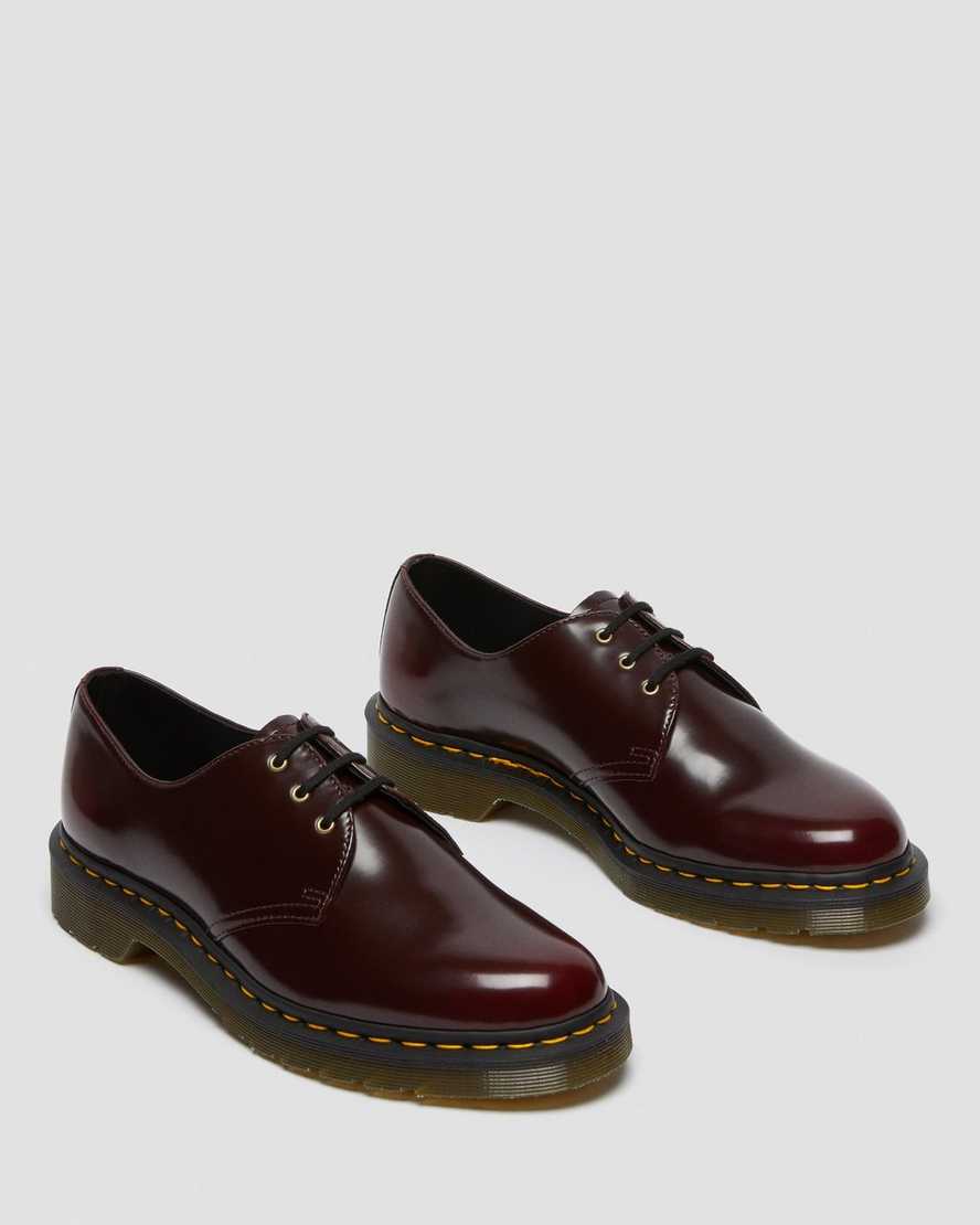 røde dr martens 1461 herre oxford sko