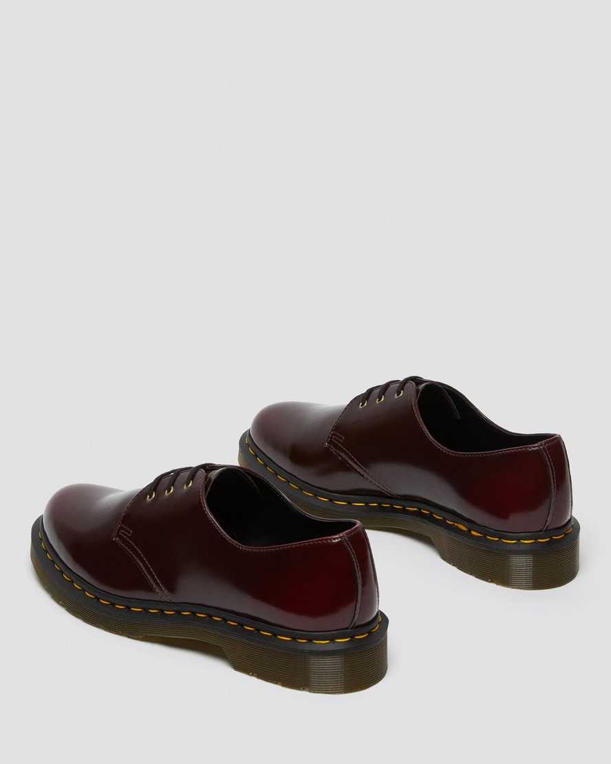 røde dr martens 1461 herre oxford sko