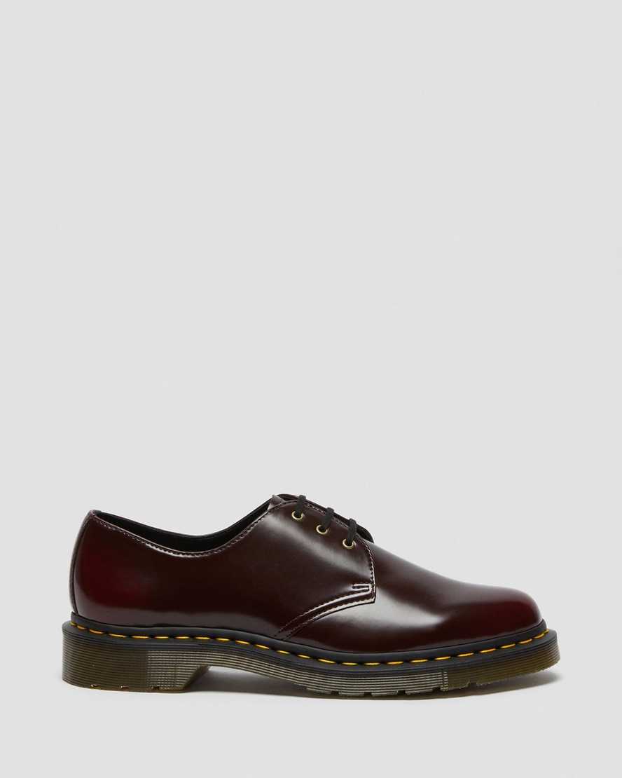 røde dr martens 1461 herre oxford sko