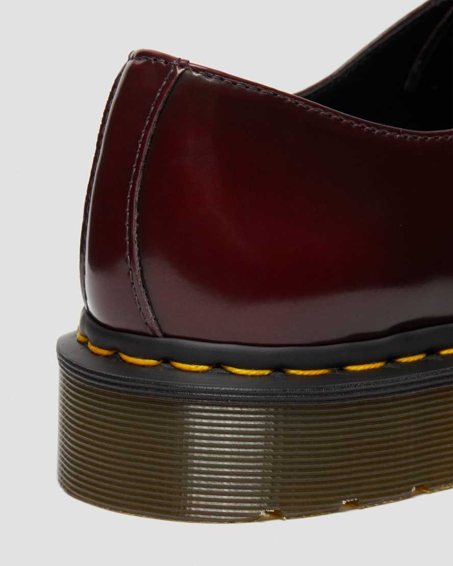 røde dr martens 1461 herre oxford sko