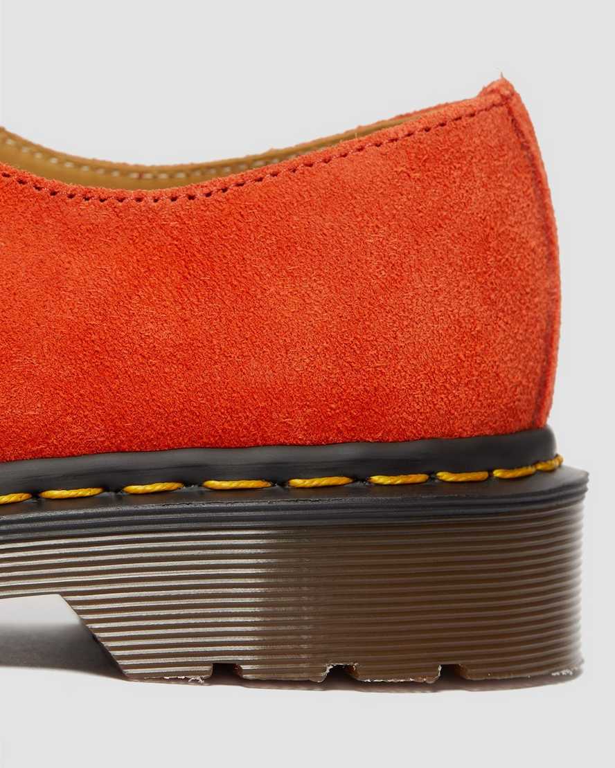 dr. martens 1461 made in england herre oxford sko orange