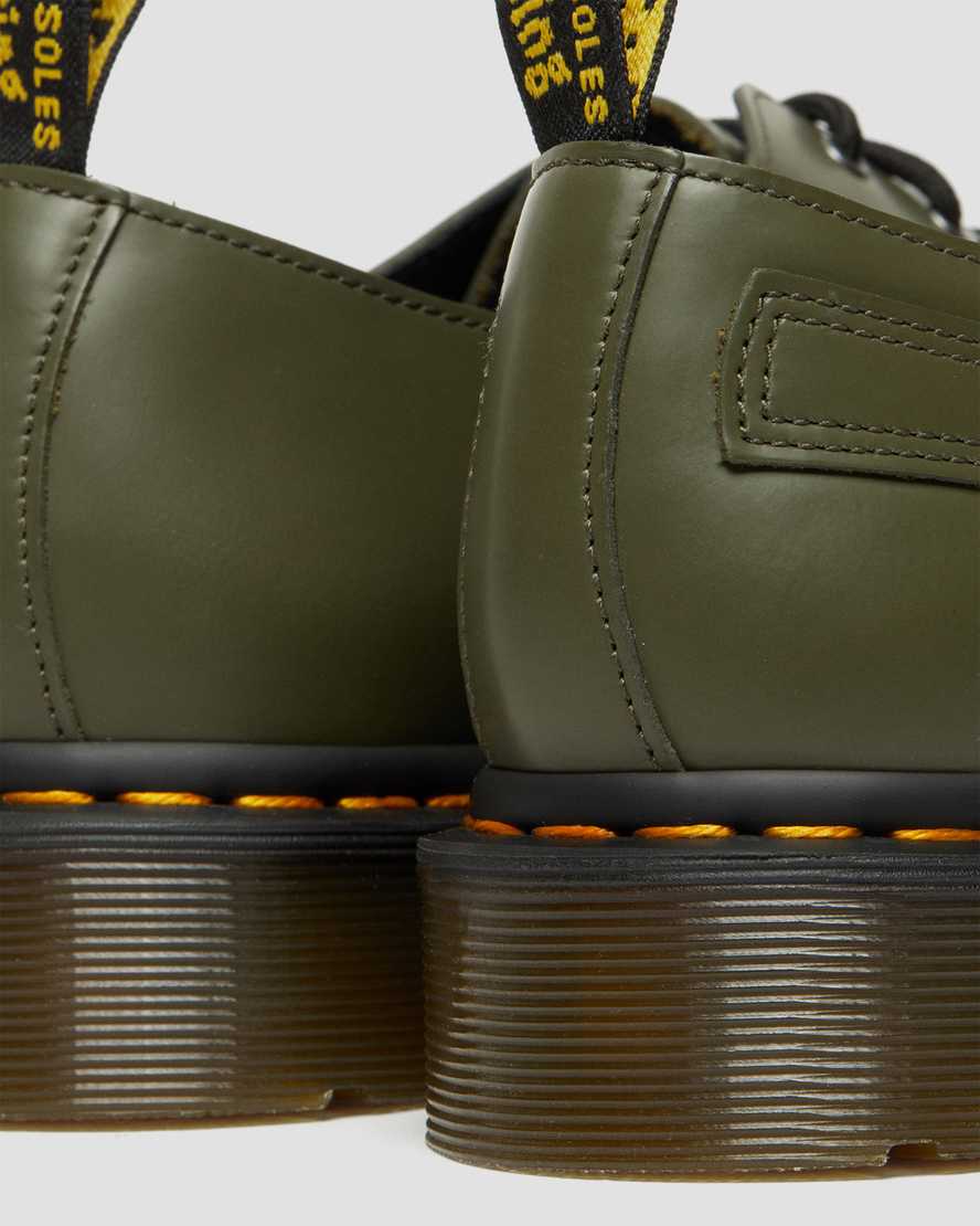 grønne dr martens 1461 verso smooth herre oxford sko