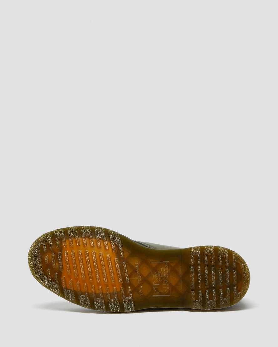 grønne dr martens 1461 verso smooth herre oxford sko