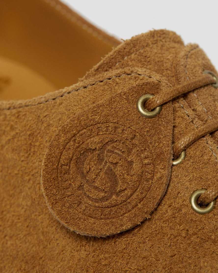 brune dr martens 1461 made in england herre oxford sko