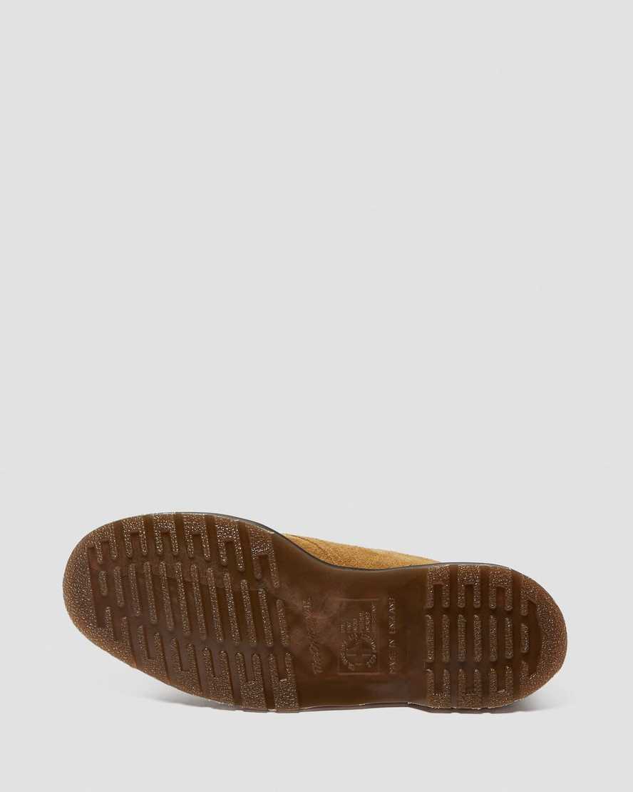brune dr martens 1461 made in england herre oxford sko