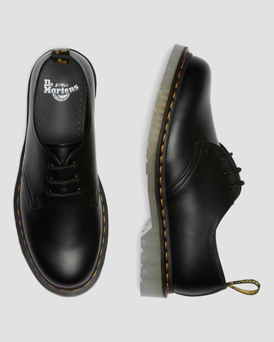 dr. martens 1461 iced smooth oxfordsko til mænd sort
