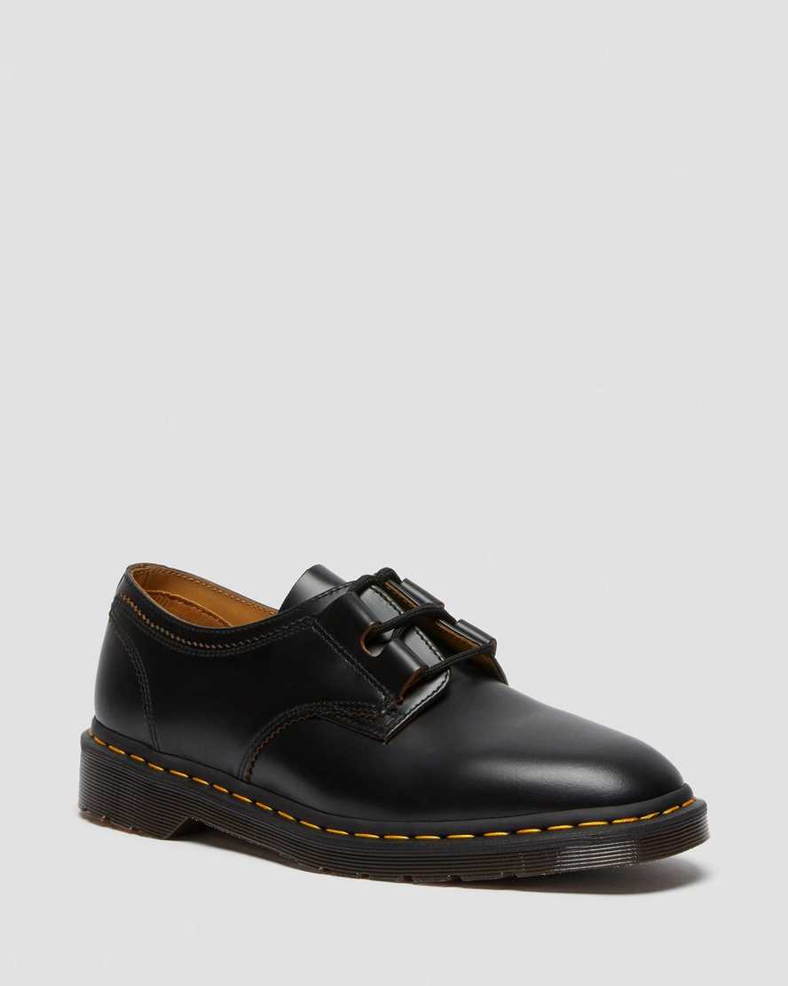 sorte dr martens 1461 ghillie herre oxford sko