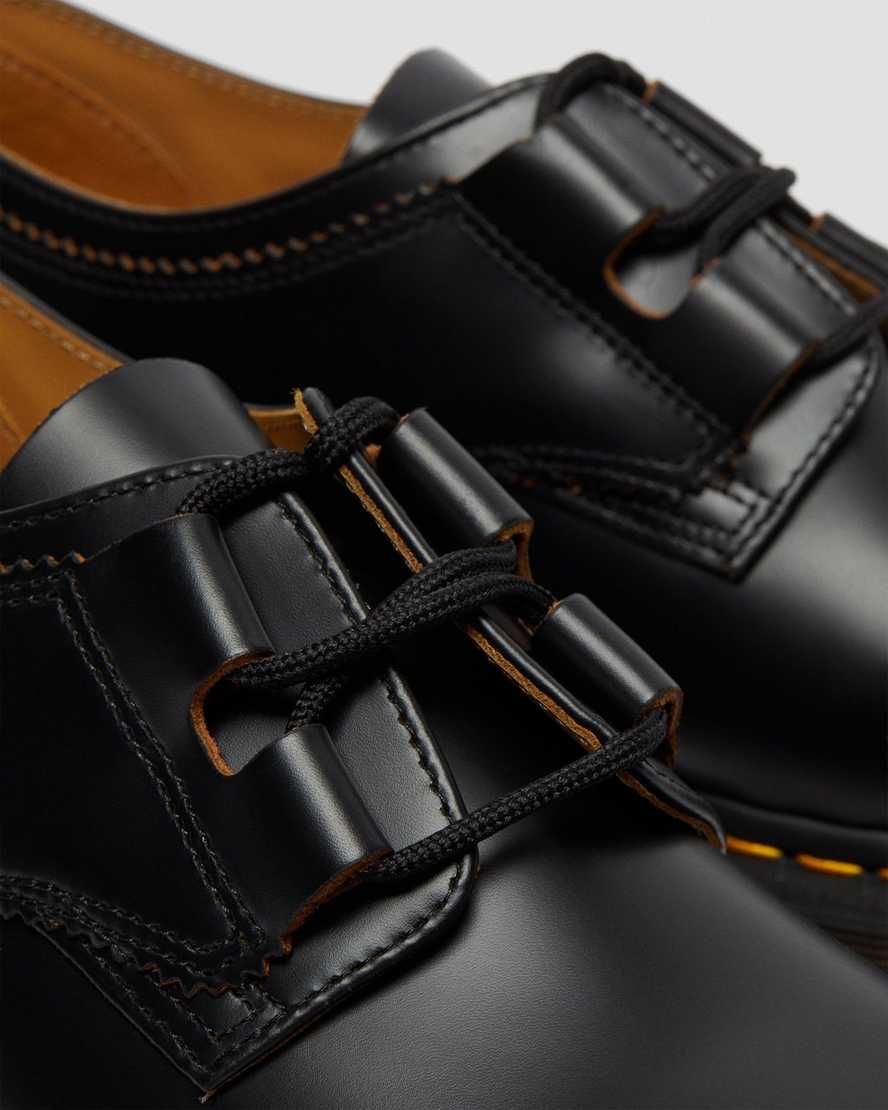 sorte dr martens 1461 ghillie herre oxford sko