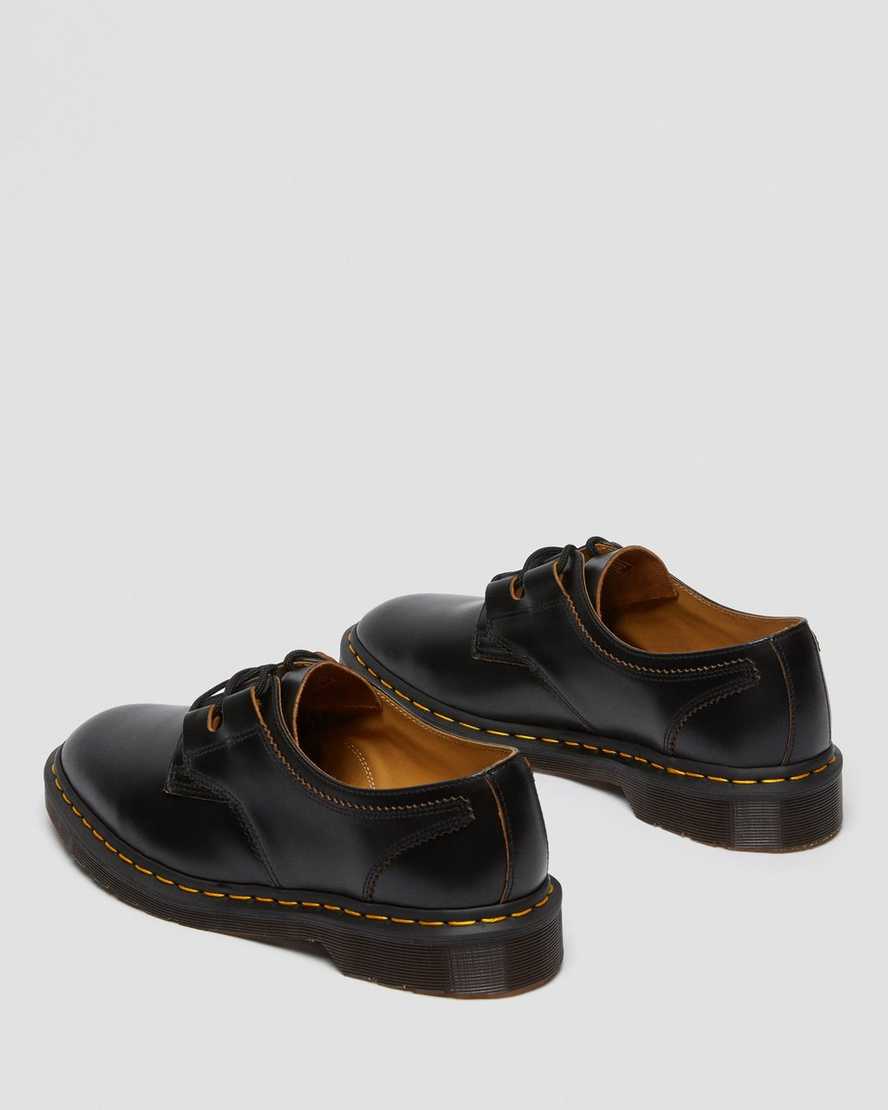 sorte dr martens 1461 ghillie herre oxford sko