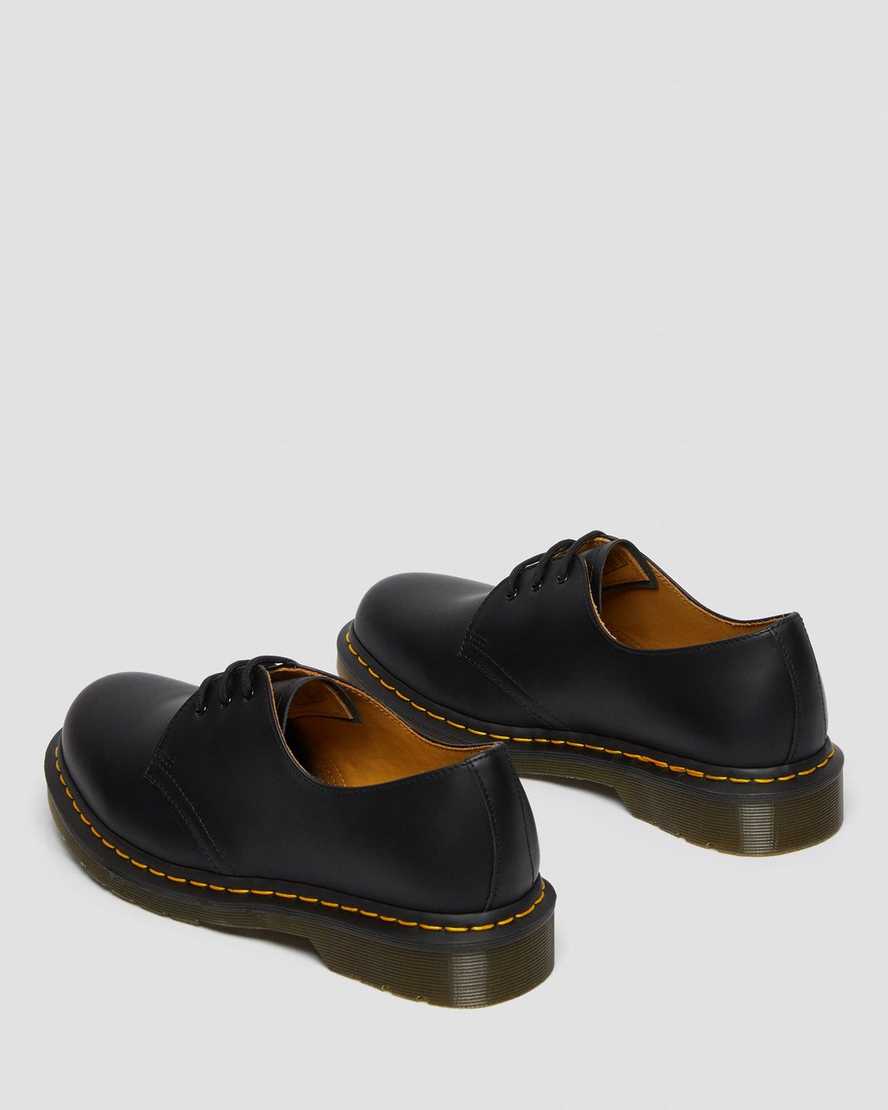sorte dr martens 1461 smooth herre oxford sko