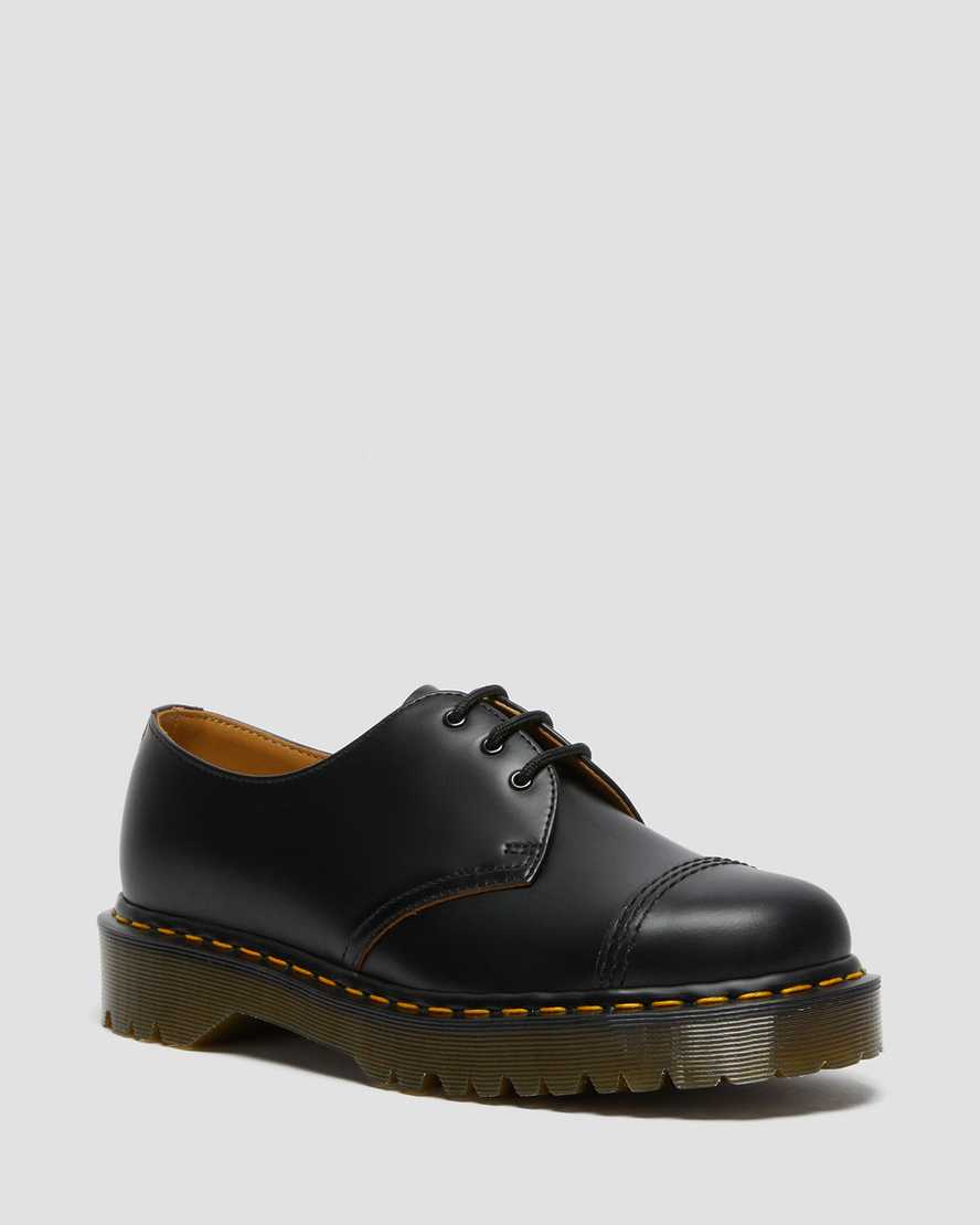 dr. martens 1461 bex toe cap vintage oxfordsko til mænd sort