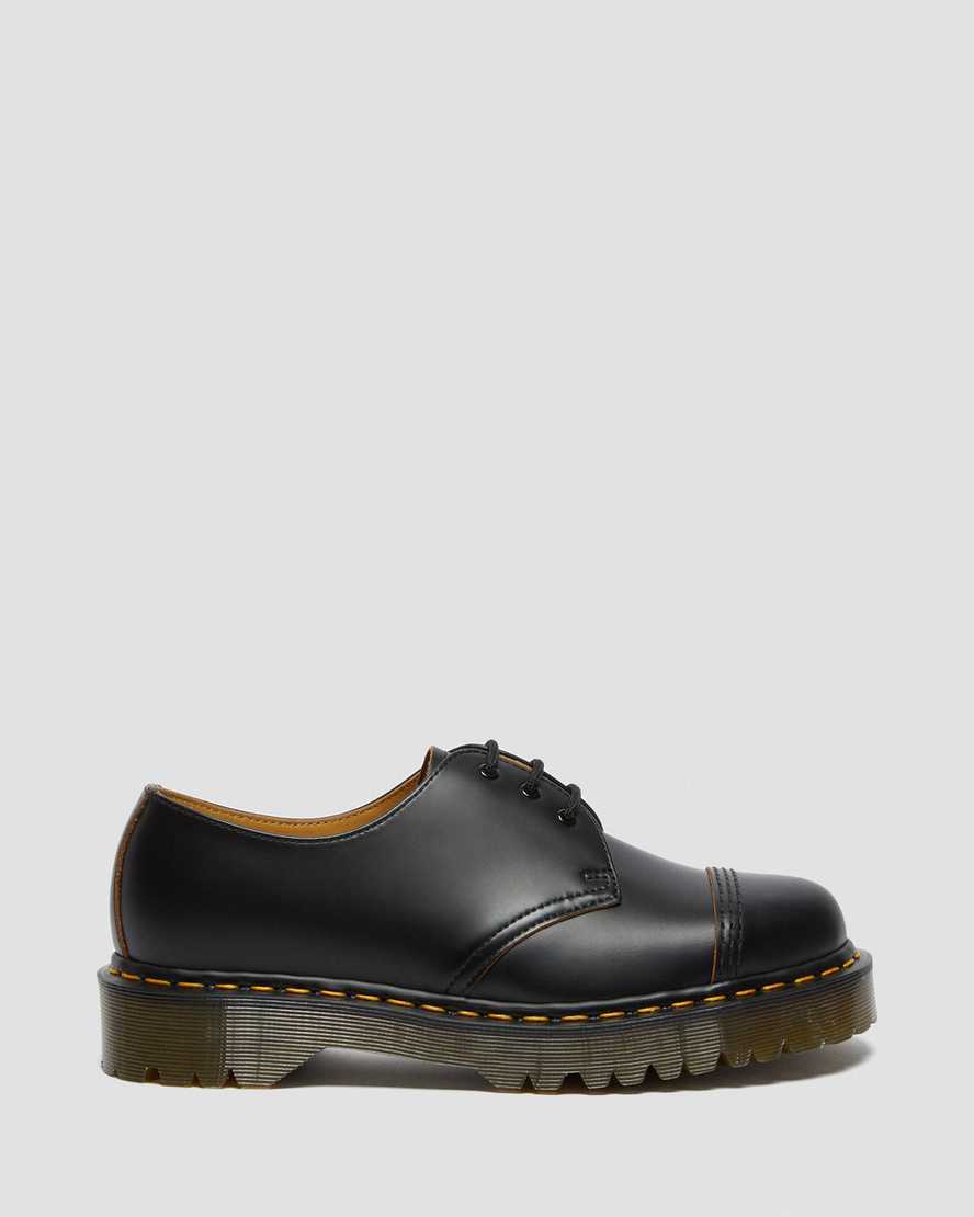 dr. martens 1461 bex toe cap vintage oxfordsko til mænd sort