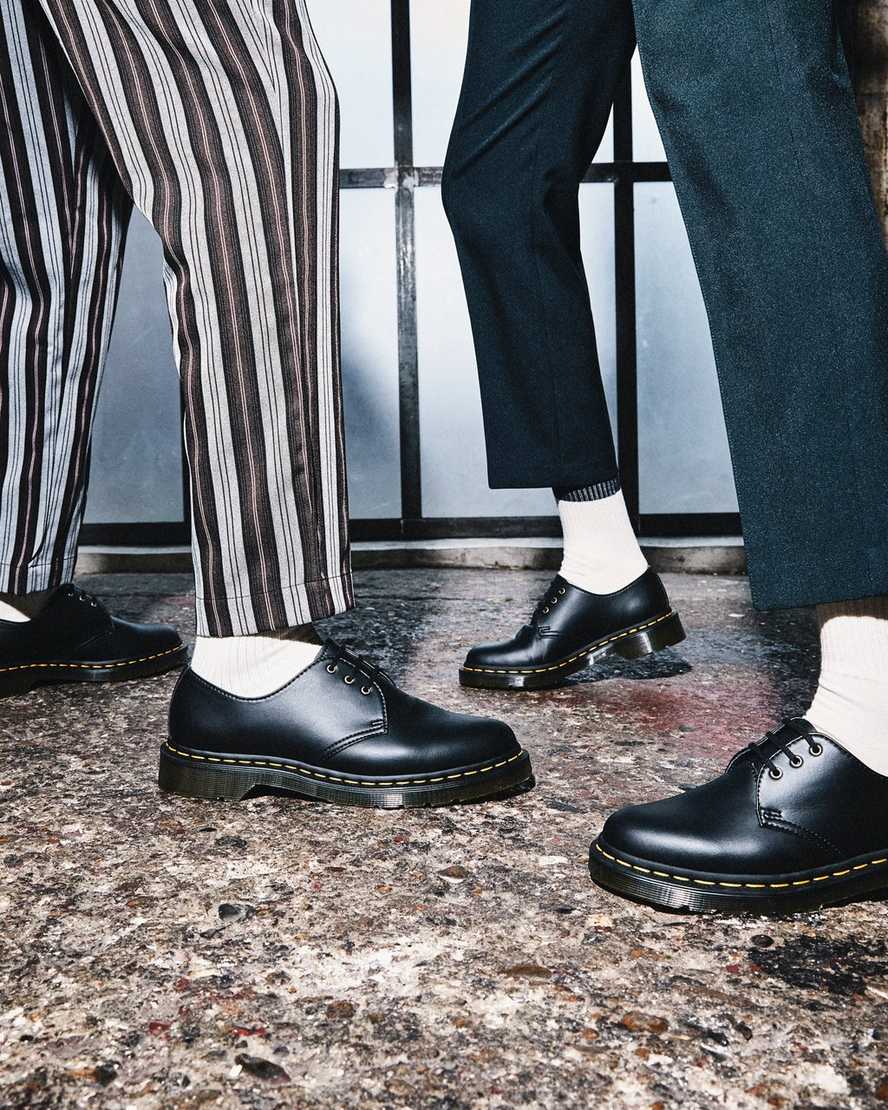 sorte dr martens 1461 felix herre oxfordsko
