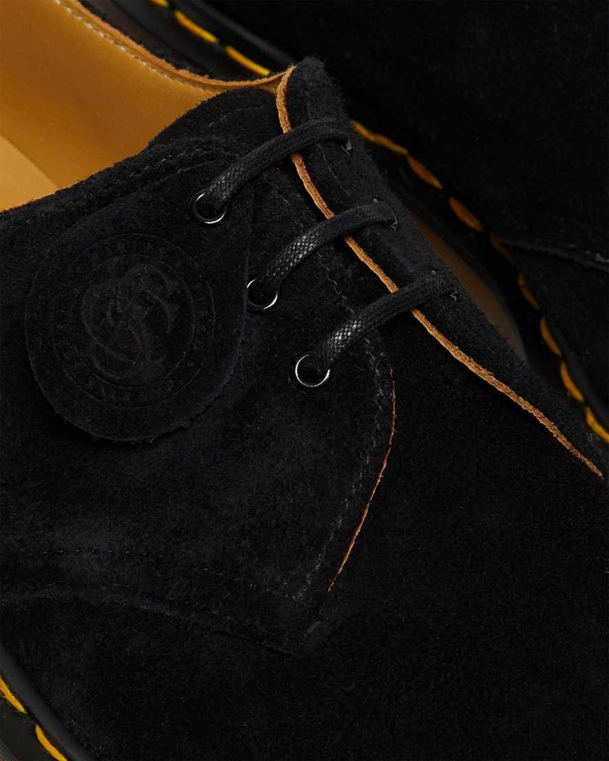 sorte dr martens 1461 made in england herre oxford sko