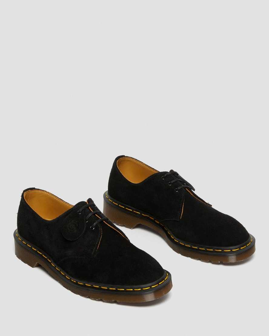 sorte dr martens 1461 made in england herre oxford sko