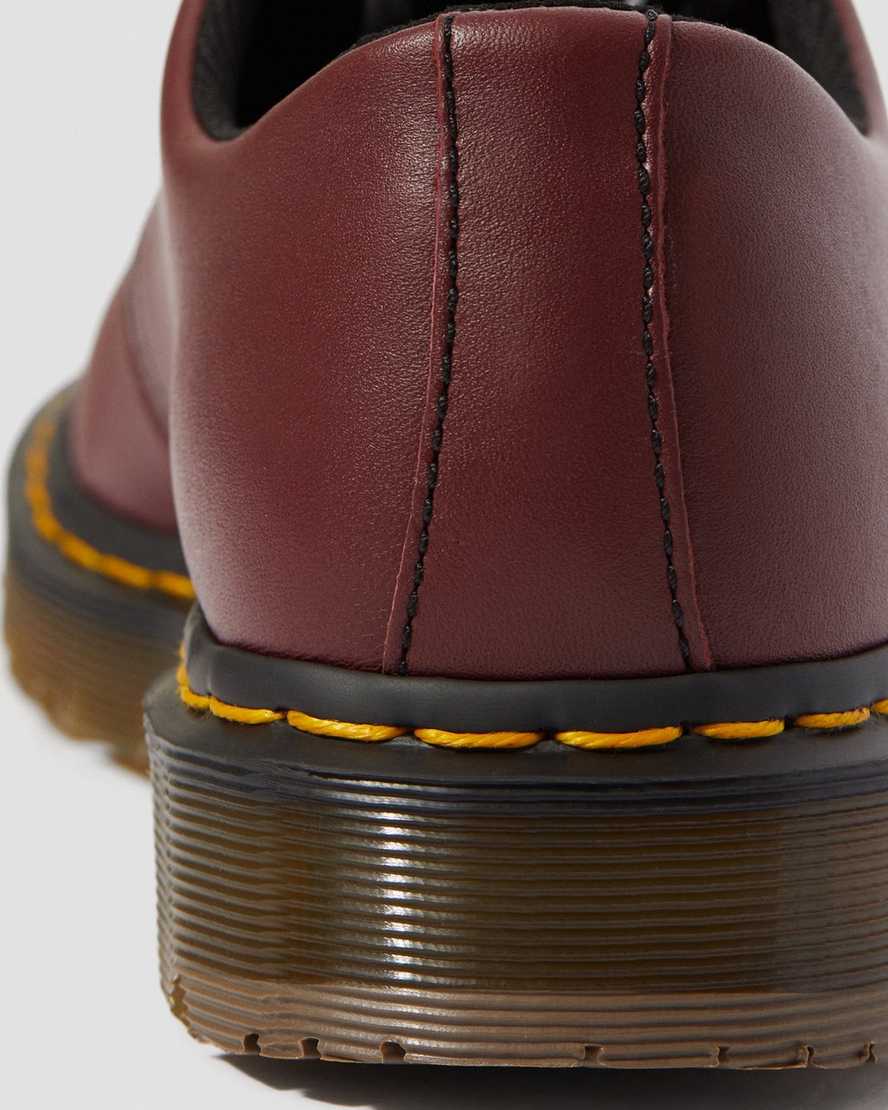 røde dr martens 1461 skridsikre herre oxford sko