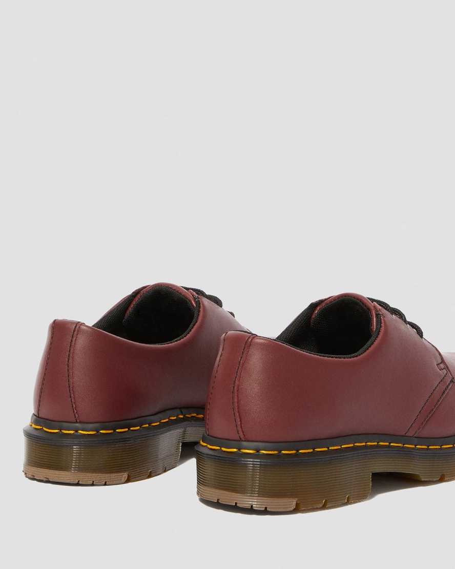 røde dr martens 1461 skridsikre herre oxford sko