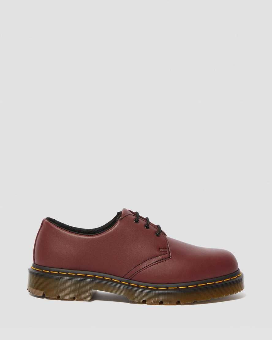 røde dr martens 1461 skridsikre herre oxford sko