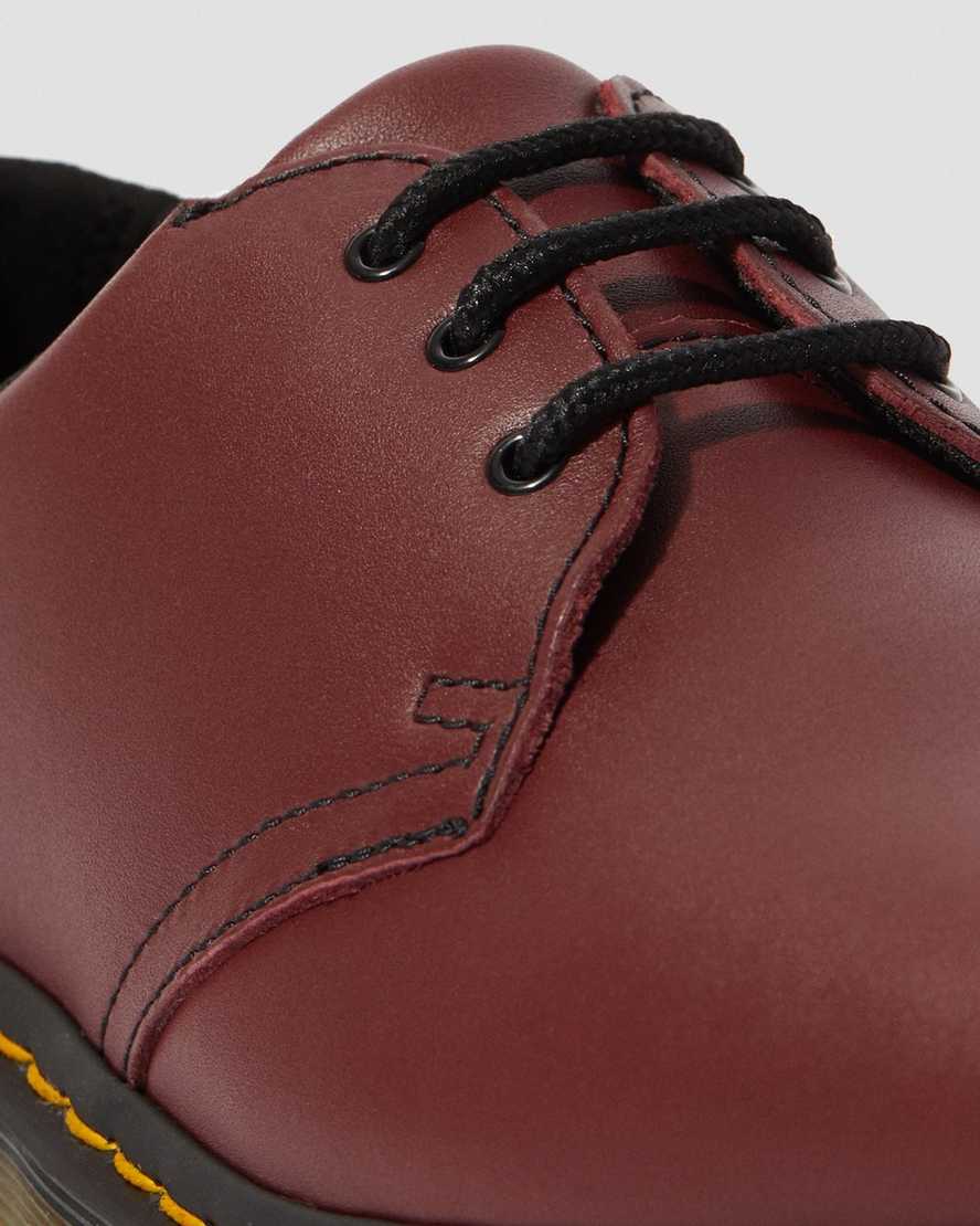 røde dr martens 1461 skridsikre herre oxford sko