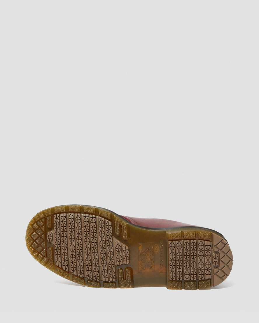 røde dr martens 1461 skridsikre herre oxford sko