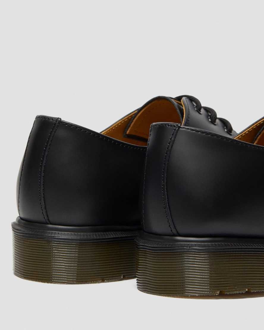 dr. martens 1461 plain welt smooth oxford sko til herrer i sort
