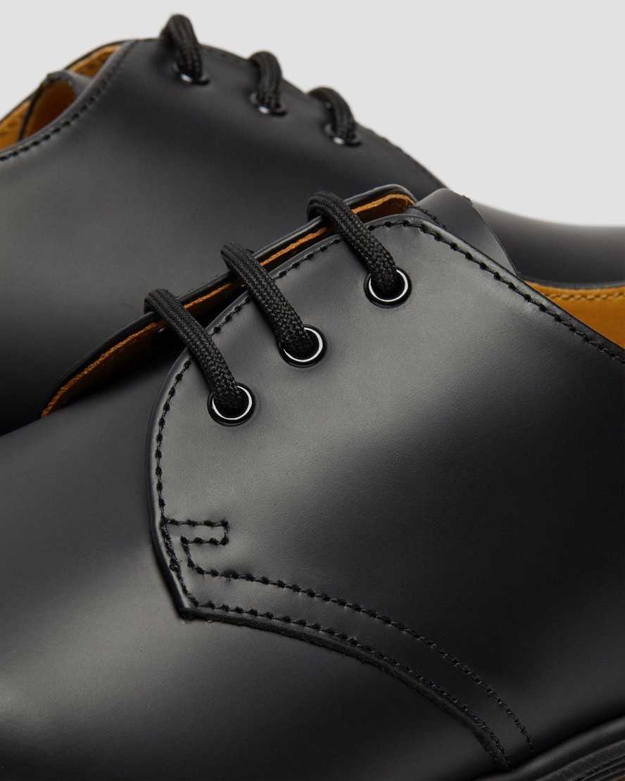 dr. martens 1461 plain welt smooth oxford sko til herrer i sort