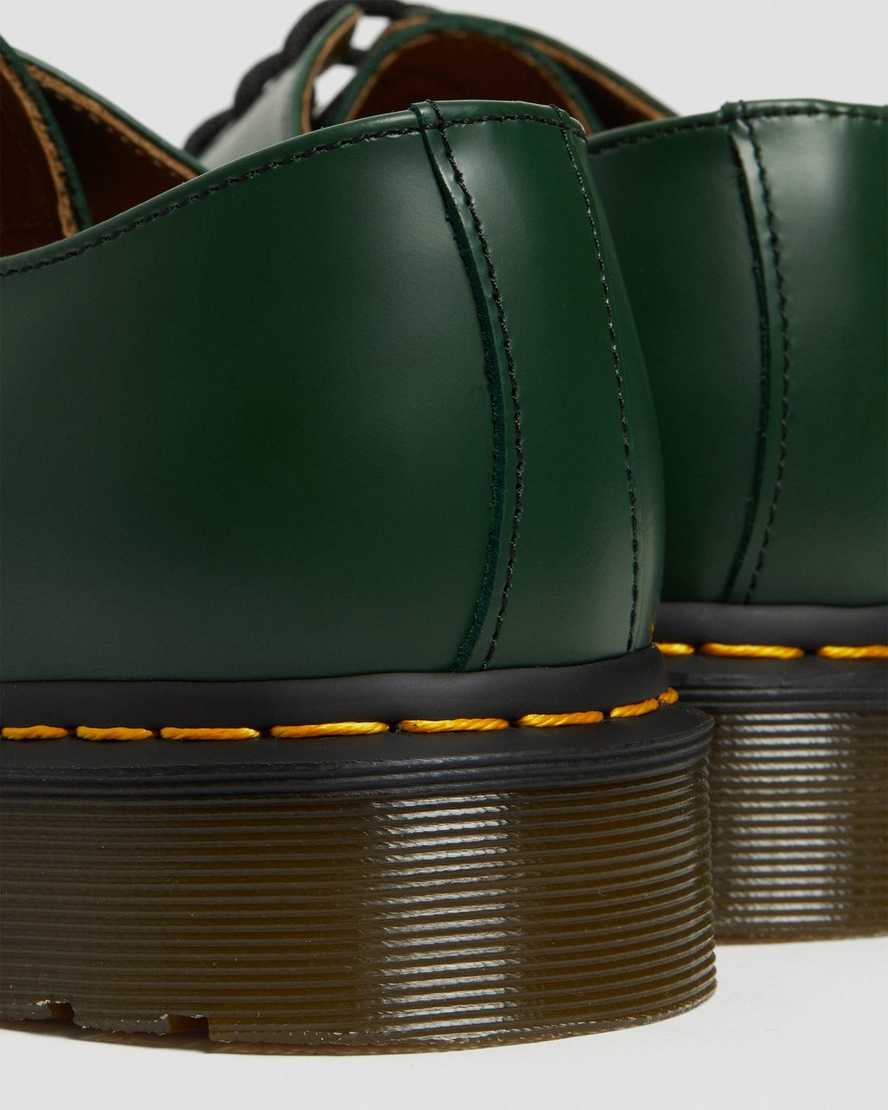 grønne dr martens 1461 smooth herre oxford sko
