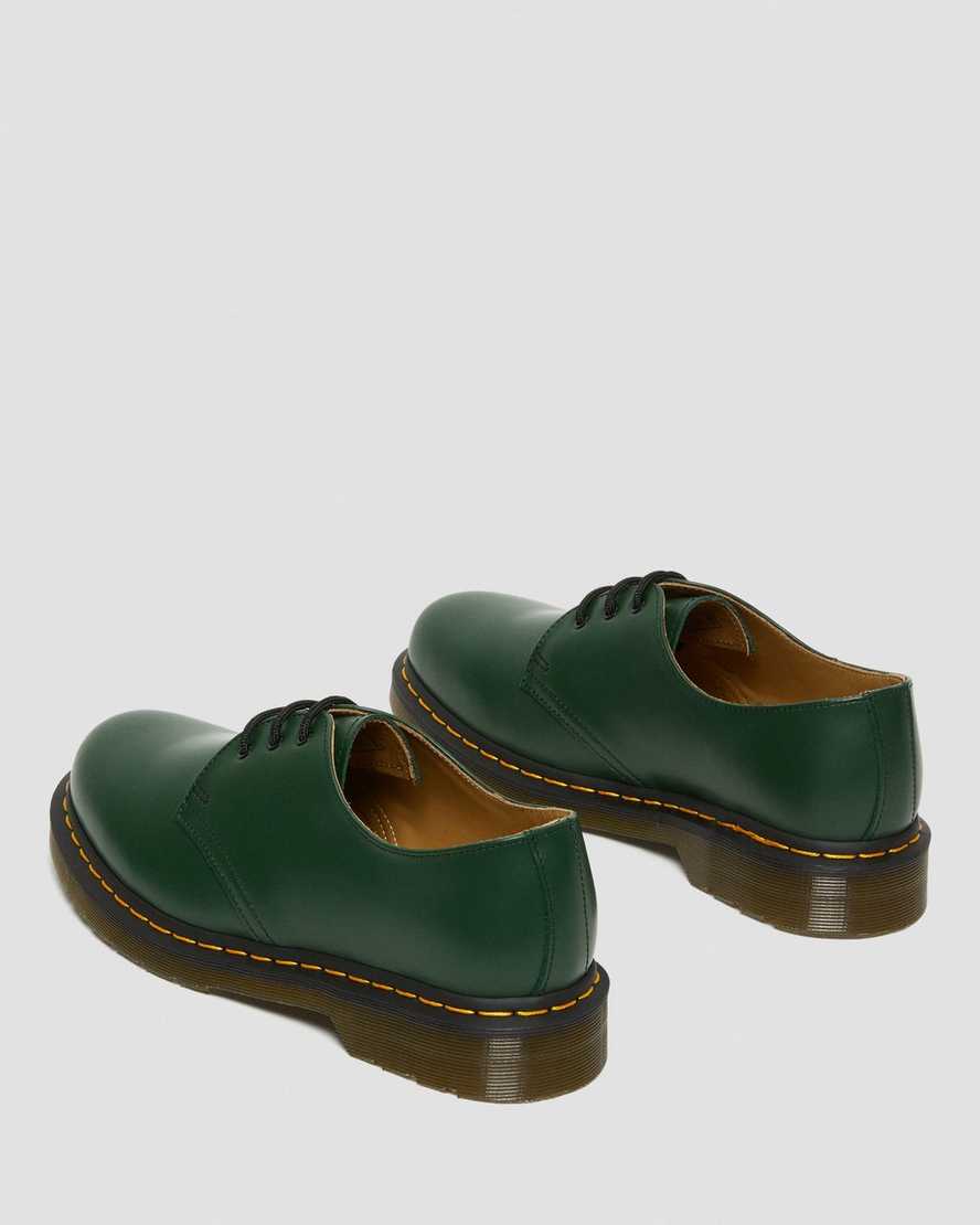 grønne dr martens 1461 smooth herre oxford sko
