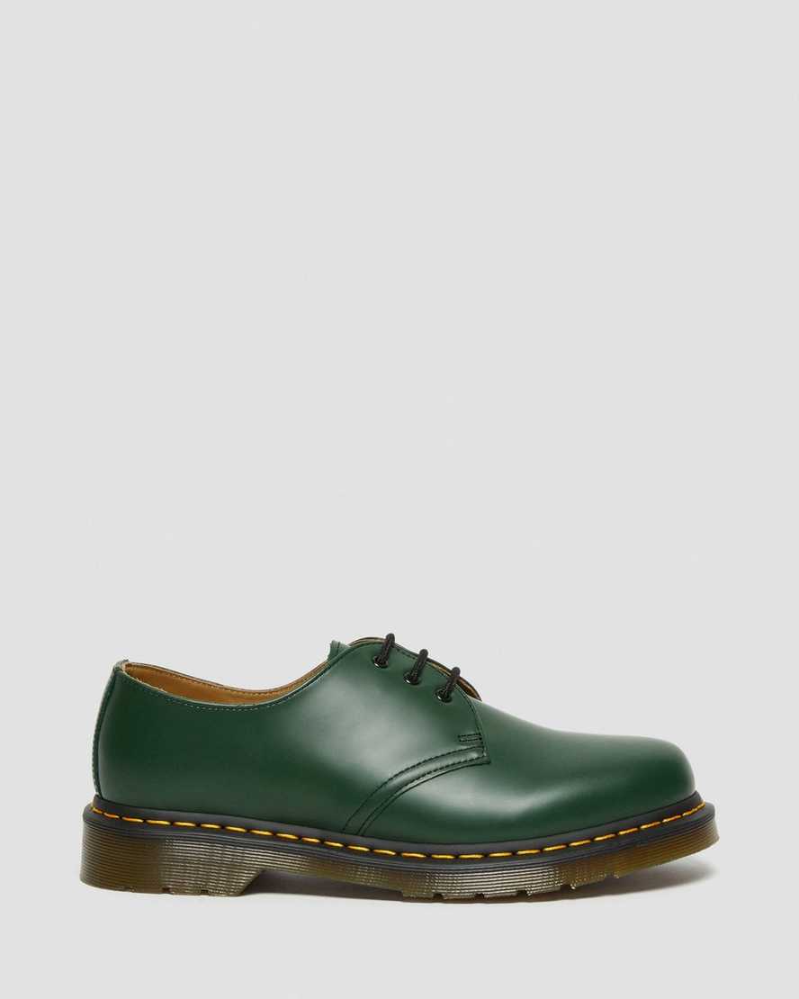 grønne dr martens 1461 smooth herre oxford sko