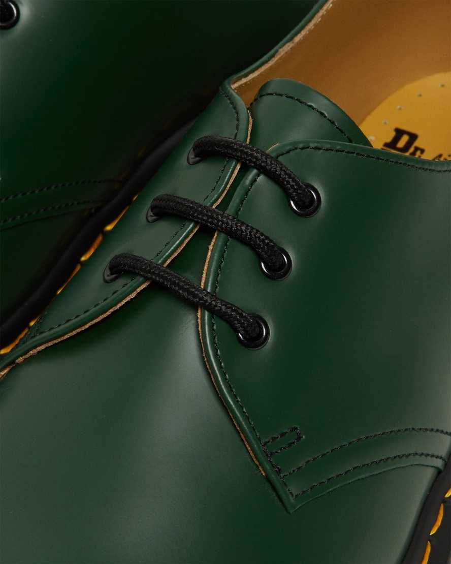 grønne dr martens 1461 smooth herre oxford sko
