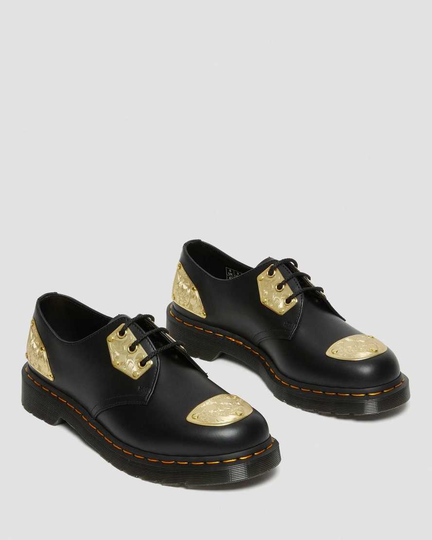 dr. martens king nerd 1461 oxfordsko til mænd i sort