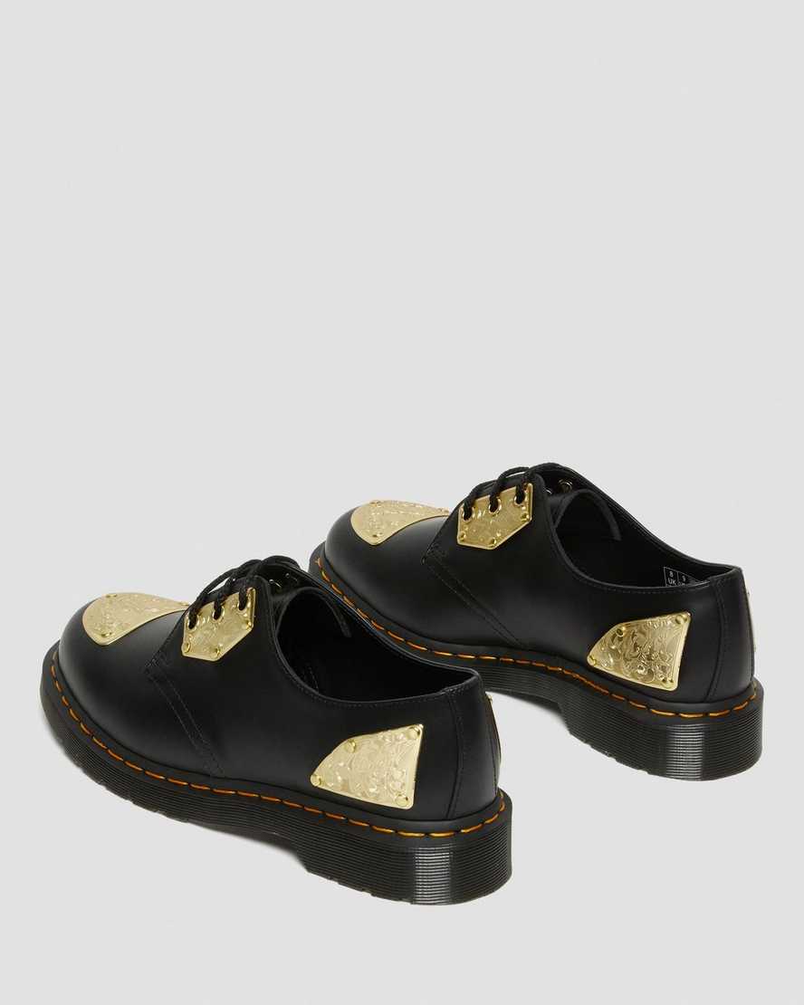 dr. martens king nerd 1461 oxfordsko til mænd i sort