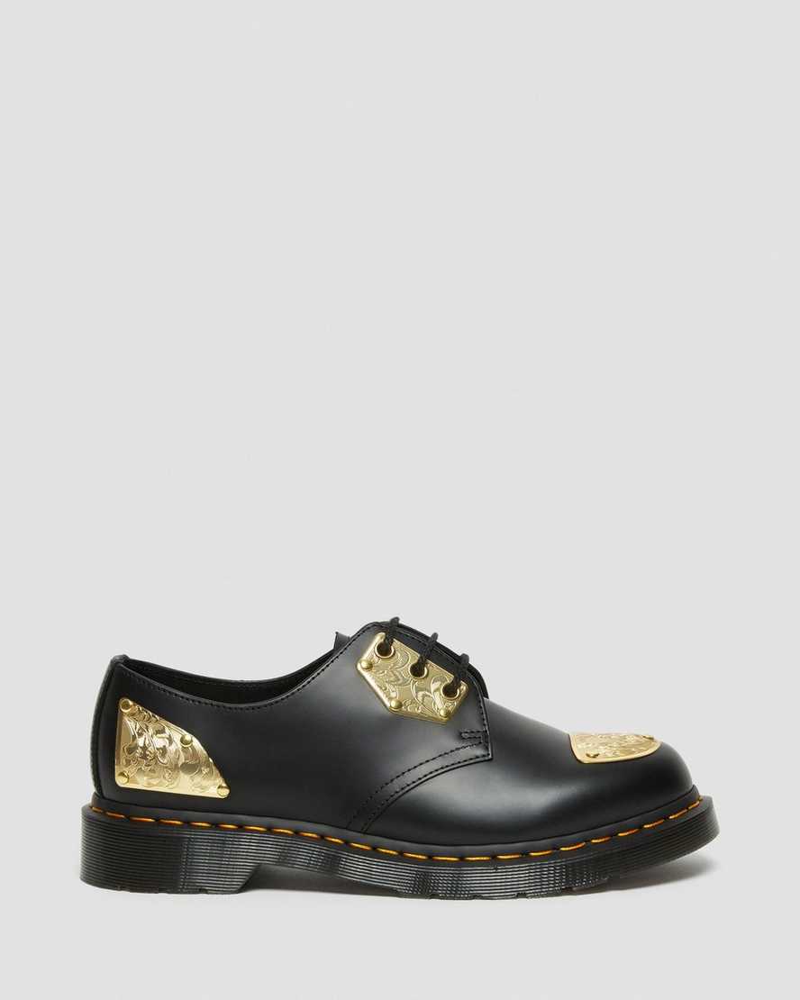 dr. martens king nerd 1461 oxfordsko til mænd i sort