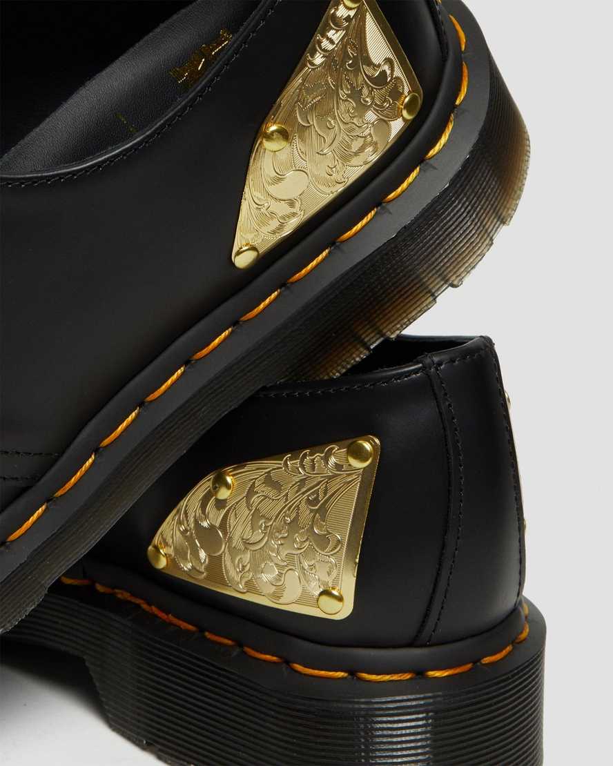 dr. martens king nerd 1461 oxfordsko til mænd i sort