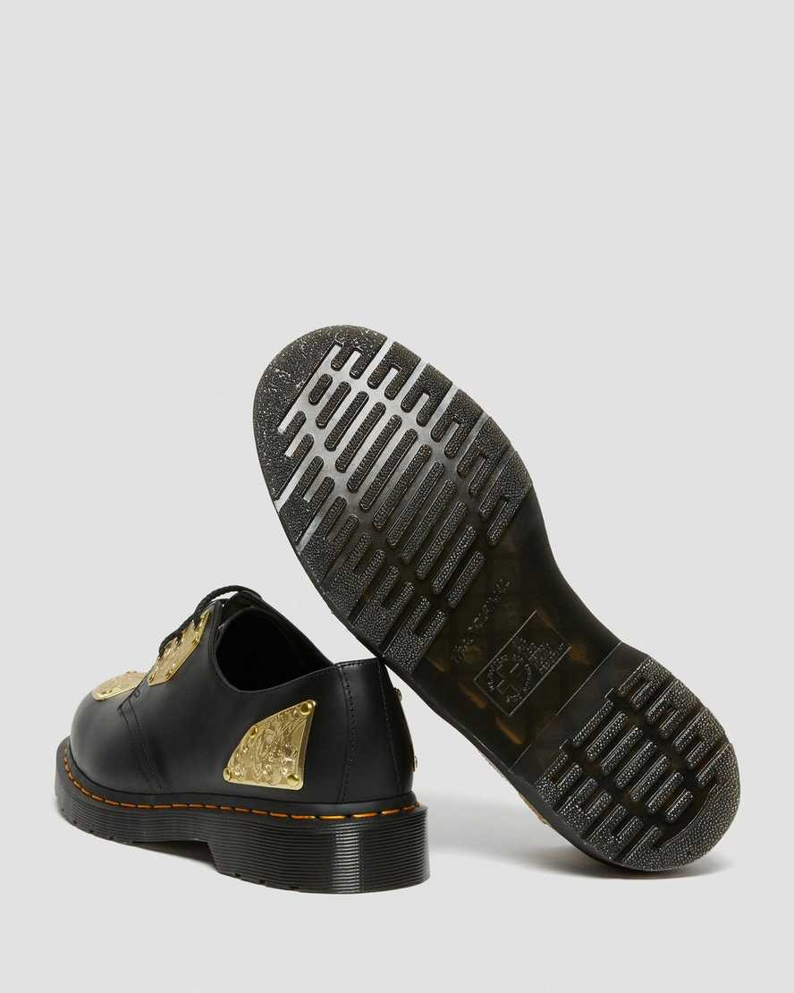 dr. martens king nerd 1461 oxfordsko til mænd i sort