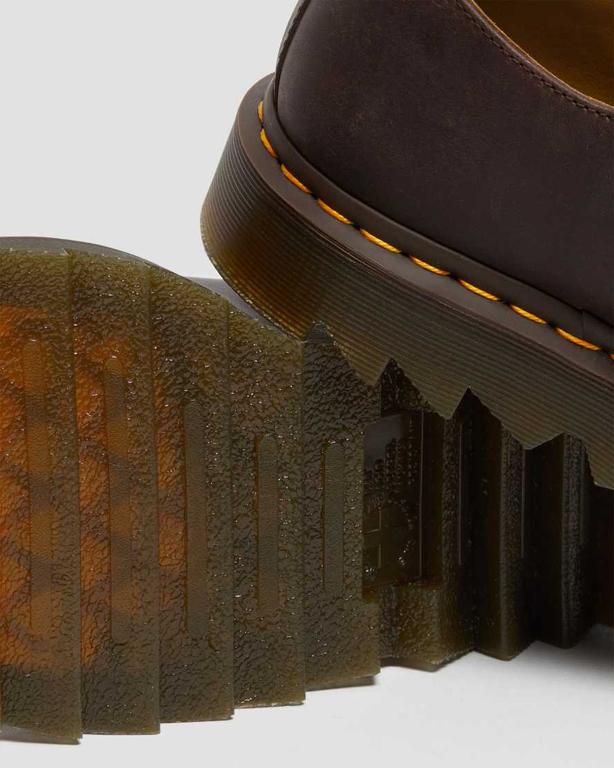 brune dr martens 1461 ziggy herre oxford sko
