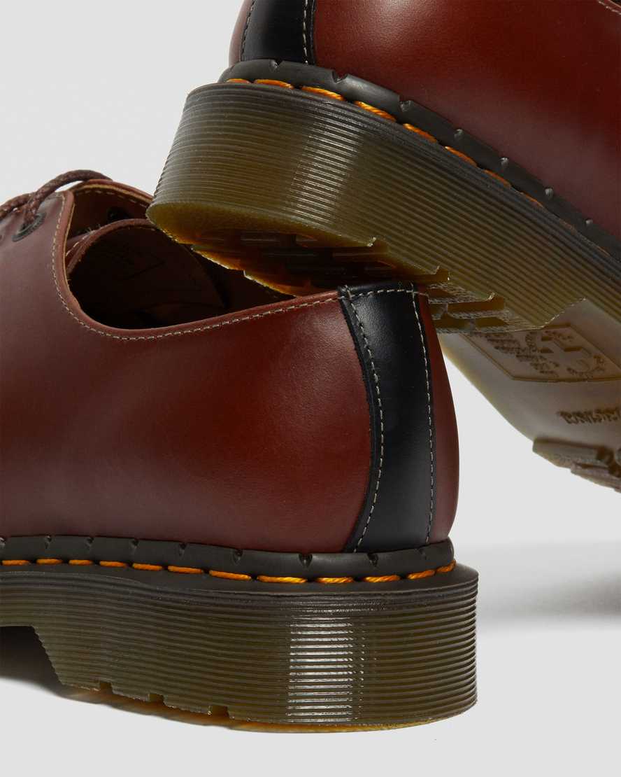 brune dr martens 1461 abruzzo herre oxfordsko