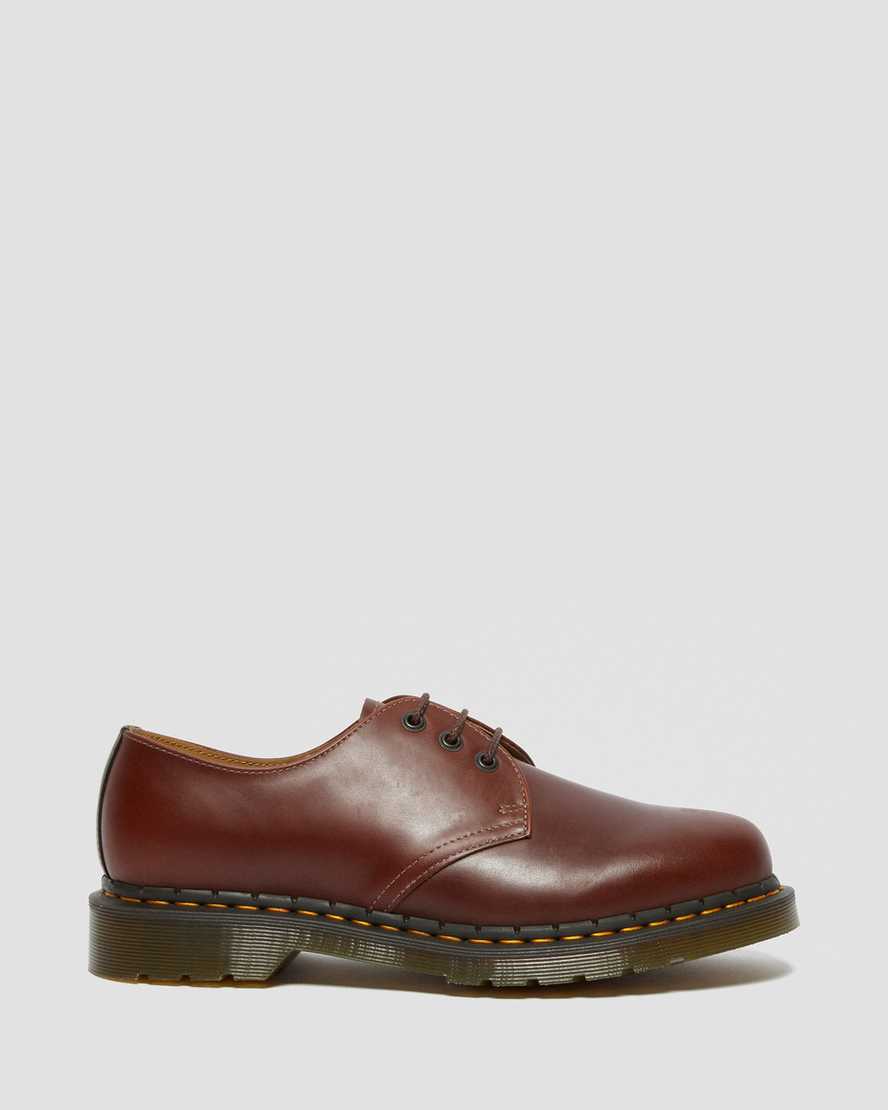 brune dr martens 1461 abruzzo herre oxfordsko