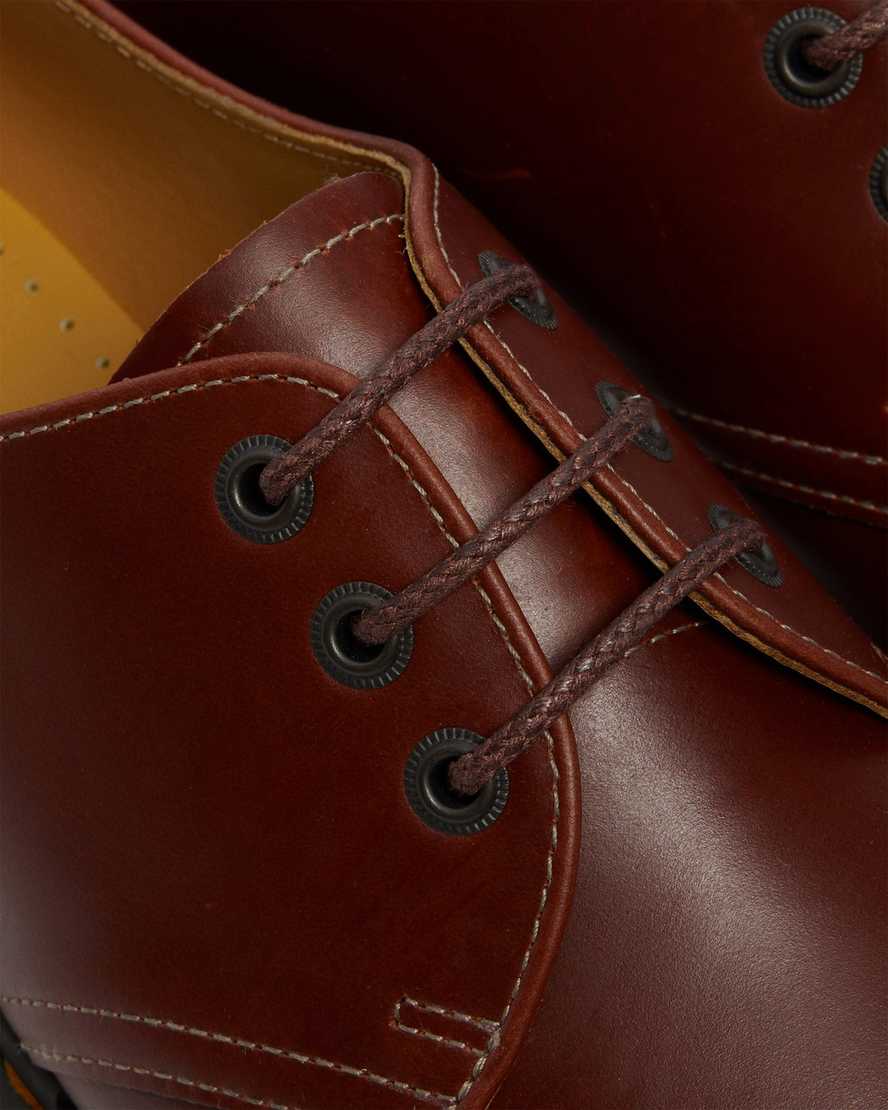 brune dr martens 1461 abruzzo herre oxfordsko