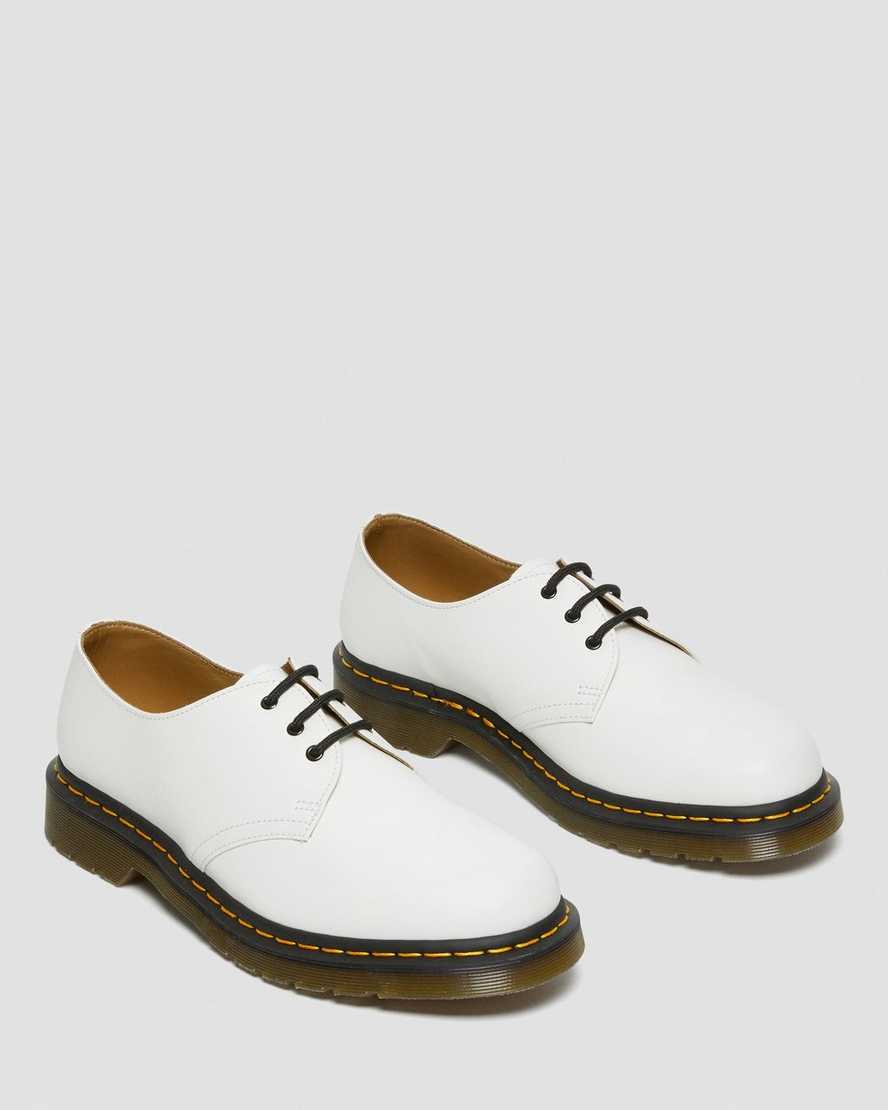 hvide dr martens 1461 smooth herre oxford sko