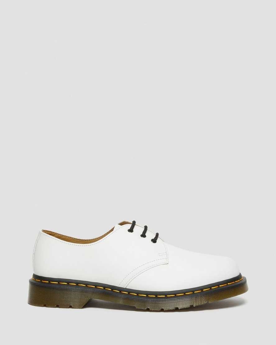 hvide dr martens 1461 smooth herre oxford sko