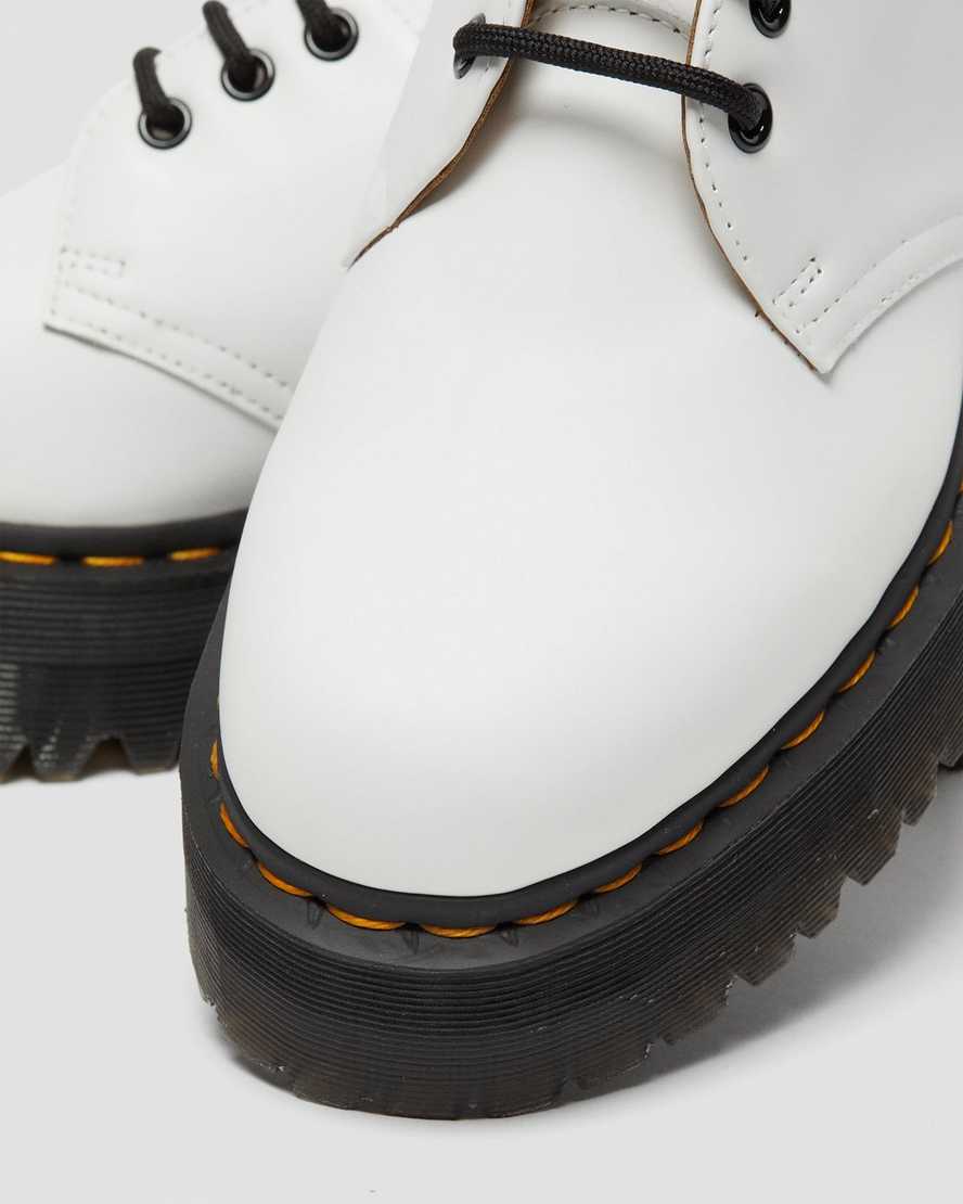 hvide dr martens 1461 smooth herre plateausko
