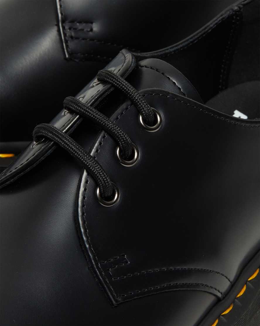 sorte dr martens 1461 smooth herre plateausko