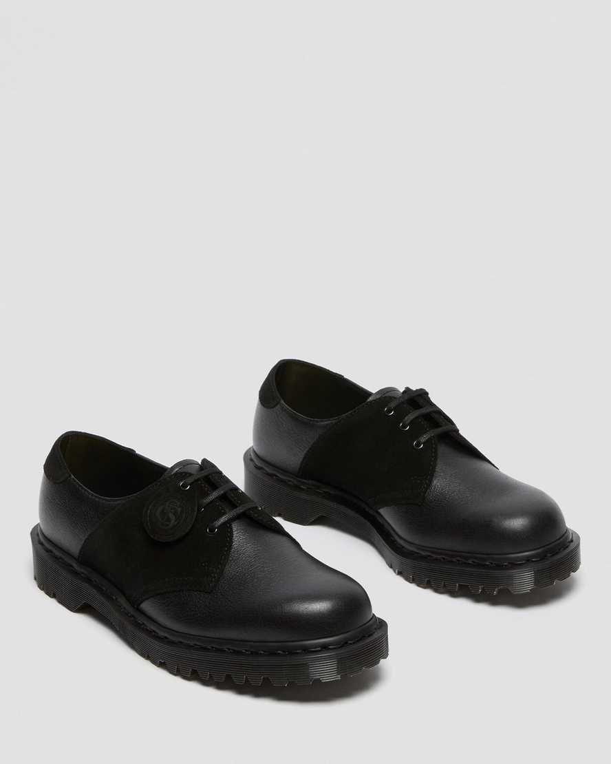 sorte dr martens 1461 herre sadelsko