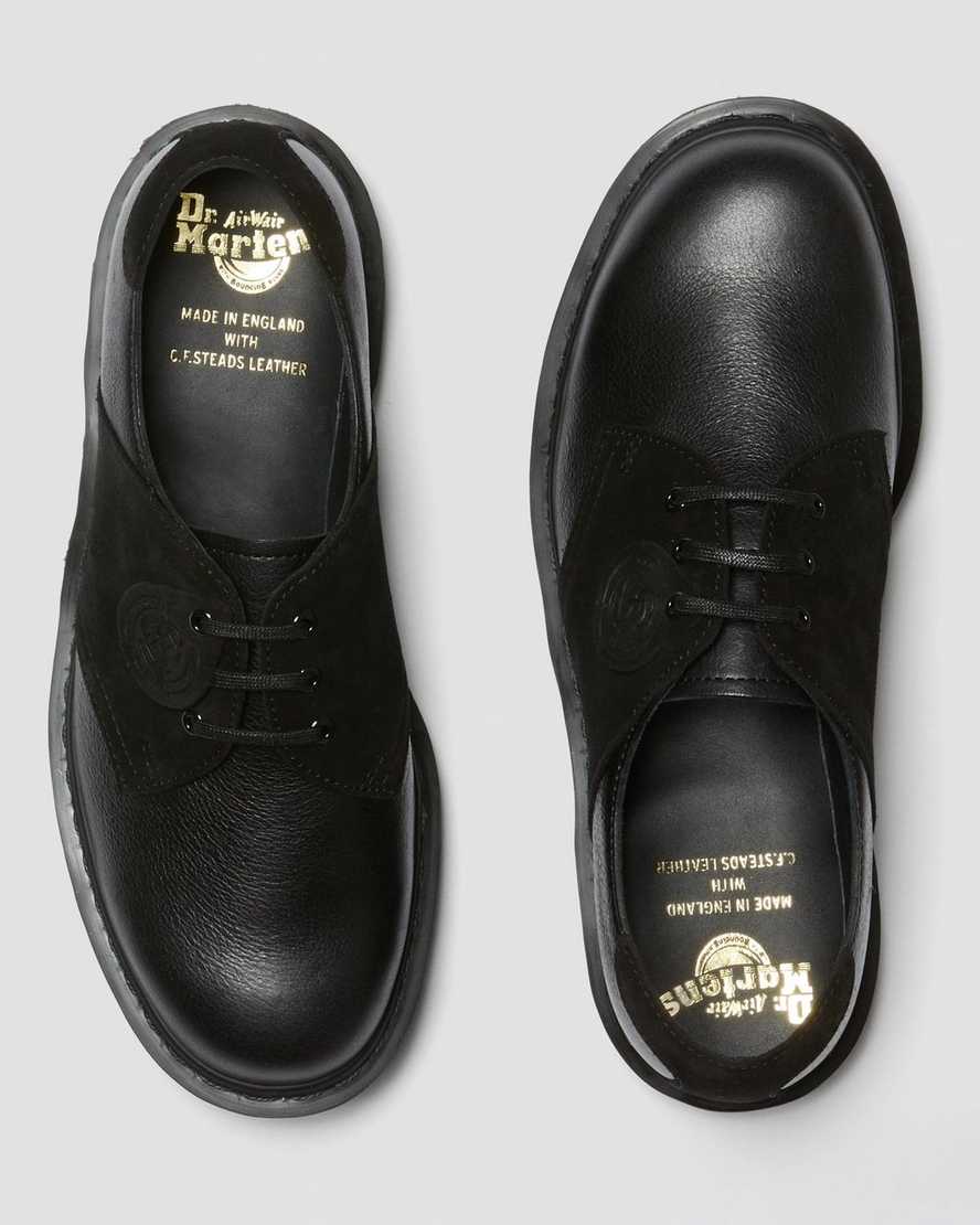 sorte dr martens 1461 herre sadelsko