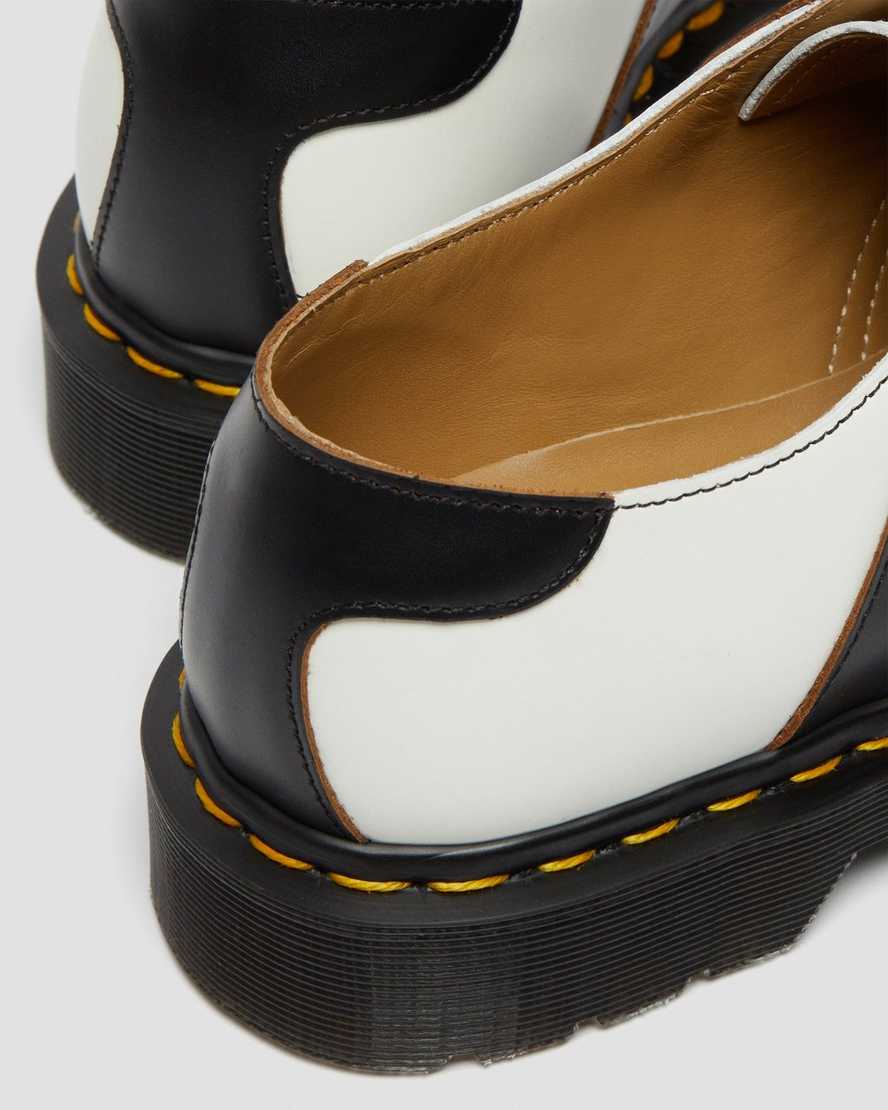 hvide sorte dr martens 1461 herre sadelsko